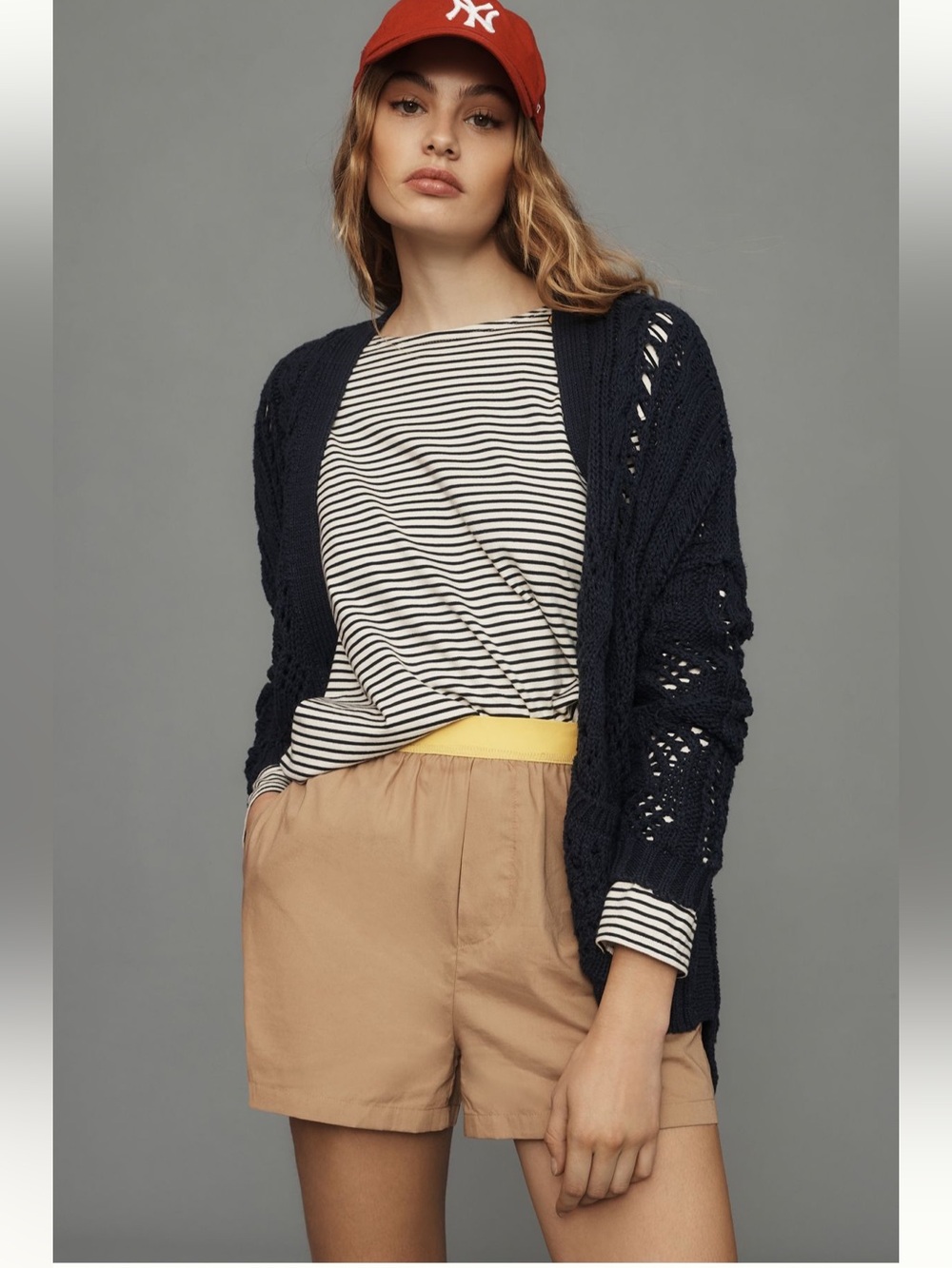 Anthropologie By Anthropologie Tan Yellow Waistband Shorts